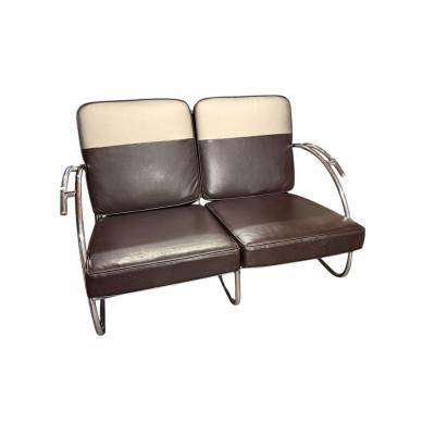 1925 Art Deco Paris Expo Machine Age Modernist Streamline Bench