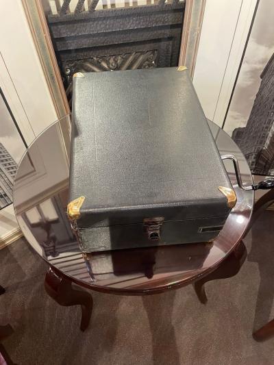 1930 Portable Gramophone His Masters Voice Phonograph