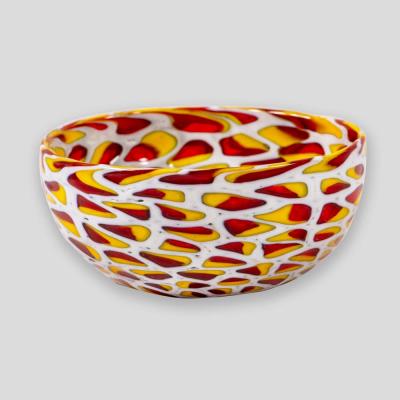 1930 s Italian Murano Murrine glass bowl