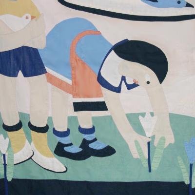 1930 s Modernist Child s Quilt