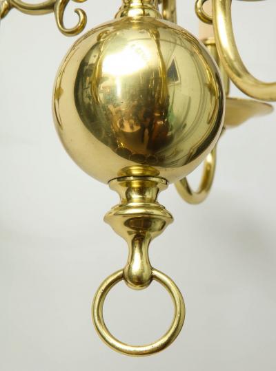 1930s Brass Chandelier