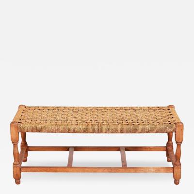 1930s English Rope Bench