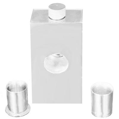 1930s Flask with 2 Hidden Shot Glasses