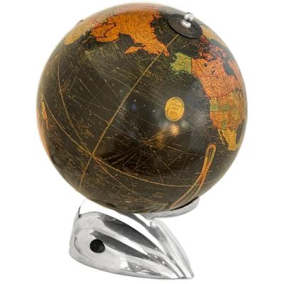 1930s Light Up Globe w Streamline Airplane Base