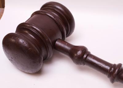 1930s Oversized Folk Art Wooden Gavel