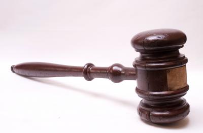 1930s Oversized Folk Art Wooden Gavel