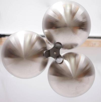 1930s Steel Pendant Lamp Functionalism Germany Art Deco