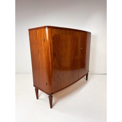 1930s Swedish Cabinet With Decorative Inlay