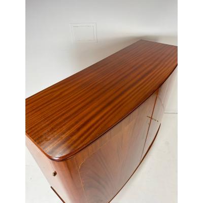 1930s Swedish Cabinet With Decorative Inlay