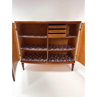 1930s Swedish Cabinet With Decorative Inlay