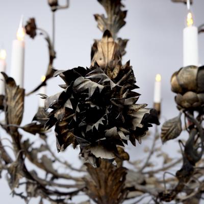 1930s Tole Basket Light France