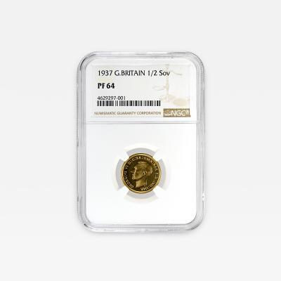 1937 1 2 Sovereign NGC PF64 George VI