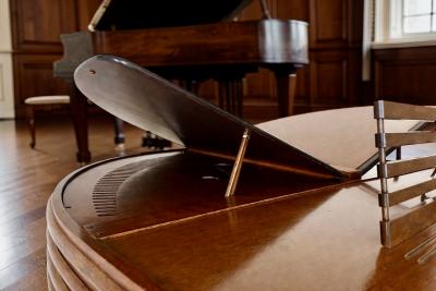 1937 Art Deco Wurlitzer Butterfly Baby Grand Piano for Sale Style 1411