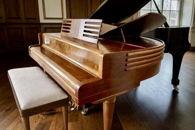 1937 Art Deco Wurlitzer Butterfly Baby Grand Piano for Sale Style 1411