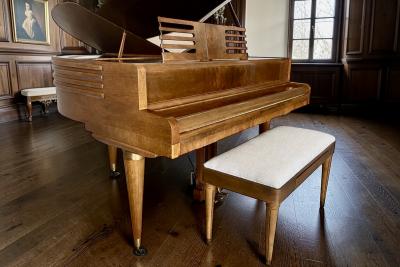 1937 Art Deco Wurlitzer Butterfly Baby Grand Piano for Sale Style 1411