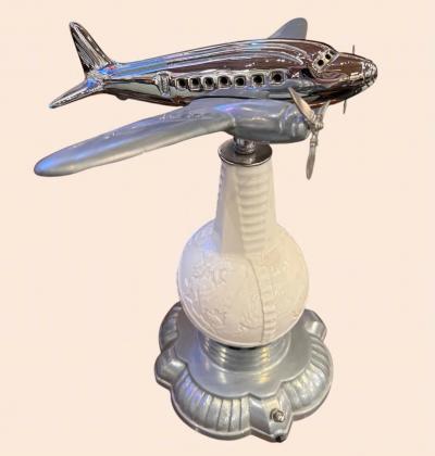 1939 New York World s Fair Art Deco Airplane Lamp