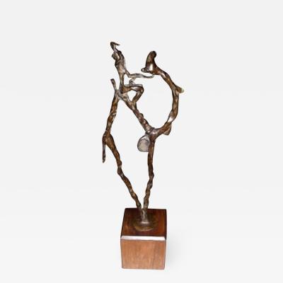 1940 1950 bronze statue of a meharist