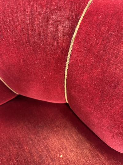 1940 s Curved Danish Sofa