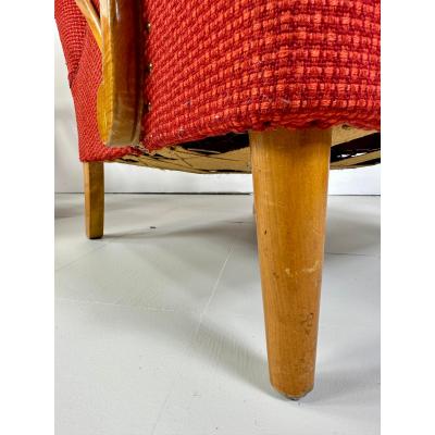 1940 s Swedish Lounge Chairs a Pair