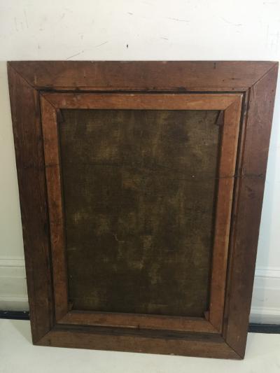 1940S CUBIST OIL PAINTING OF BLACK BIRD WITH BOWL OF FRUIT