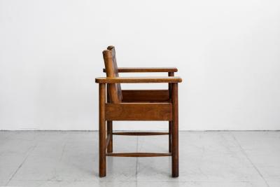 1940S FRENCH LEATHER CHAIRS