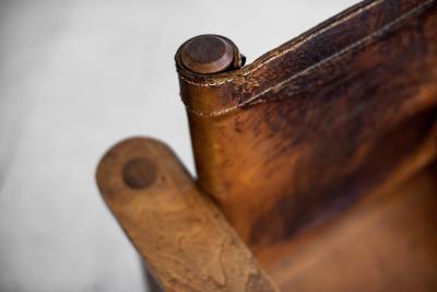 1940S FRENCH LEATHER CHAIRS