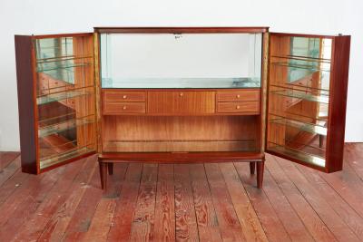 1940S ITALIAN MAHOGANY BAR CABINET