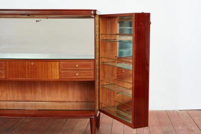 1940S ITALIAN MAHOGANY BAR CABINET
