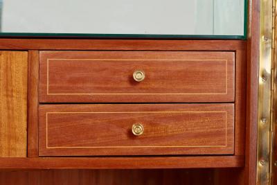 1940S ITALIAN MAHOGANY BAR CABINET