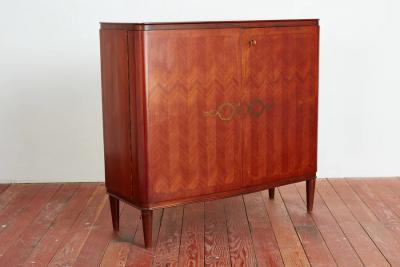 1940S ITALIAN MAHOGANY BAR CABINET