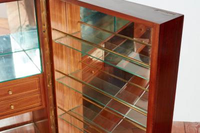 1940S ITALIAN MAHOGANY BAR CABINET