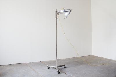 1940s Adjustable Medical Floor Lamp