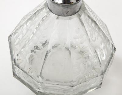 1940s Etched Glass Decanters