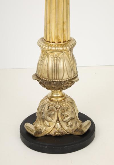 1940s French Bronze Floor Lamps