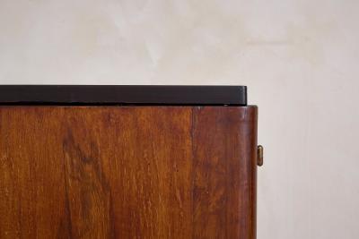 1940s Italian Rosewood Bar Cabinet