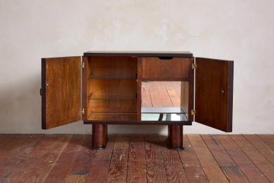 1940s Italian Rosewood Bar Cabinet