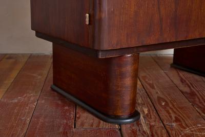 1940s Italian Rosewood Bar Cabinet