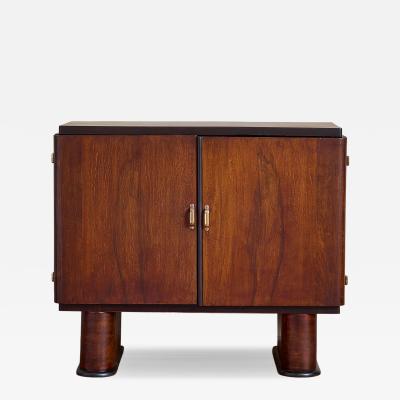 1940s Italian Rosewood Bar Cabinet