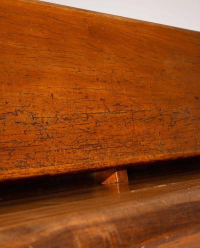 1940s Italian Solid Wood Mid Century Bench