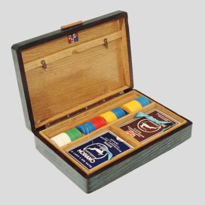 1940s Italian wooden Game box