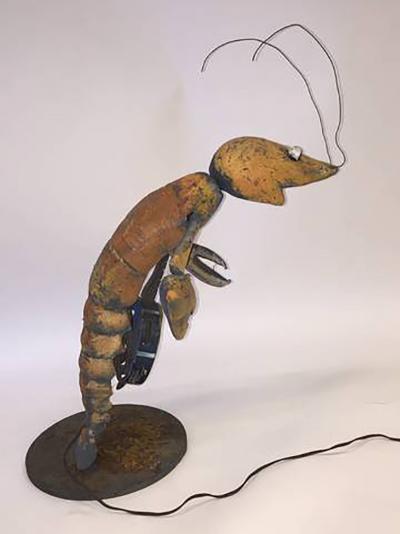 1940s Lobster Playing Banjo Automaton