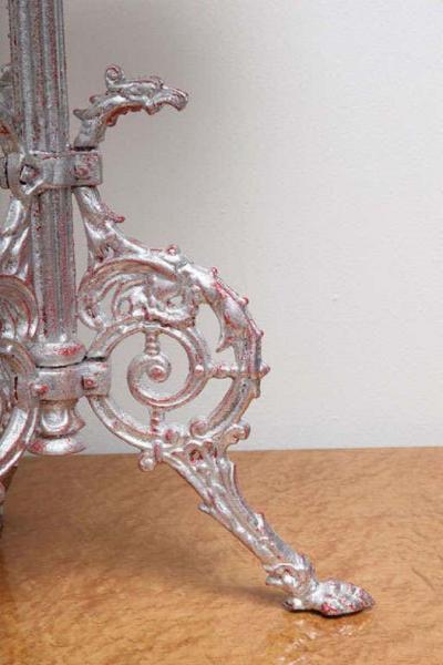 1940s Silver Leaves Wrought Iron Tables