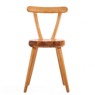 1940s Swedish Brutalist Pine Dining Chairs Set of 4