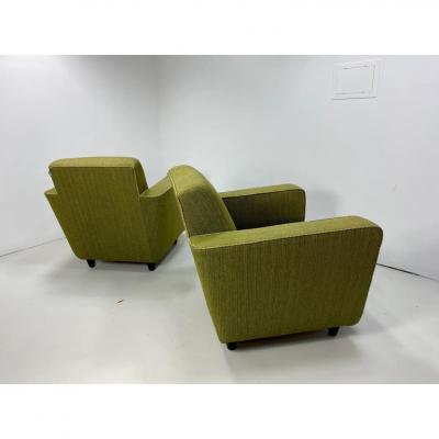 1940s Swedish Lounge Chairs a Pair