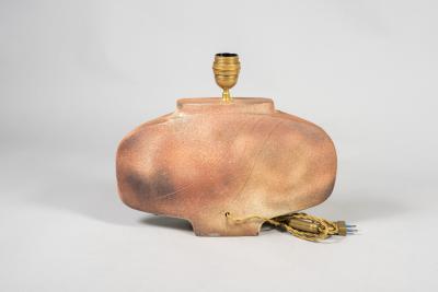 1940s Terracota Africanist lamp signed