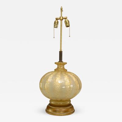 1940s Venetian Large Bulbous Table Lamp