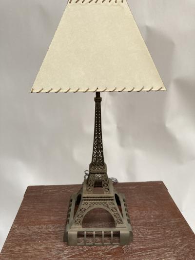 1940s metal Eiffel tower lamp