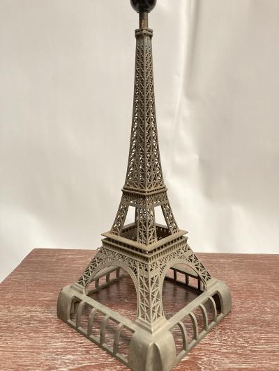 1940s metal Eiffel tower lamp