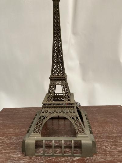 1940s metal Eiffel tower lamp
