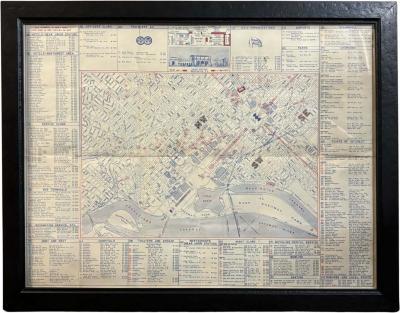 1943 USO Map Guide to Washington 